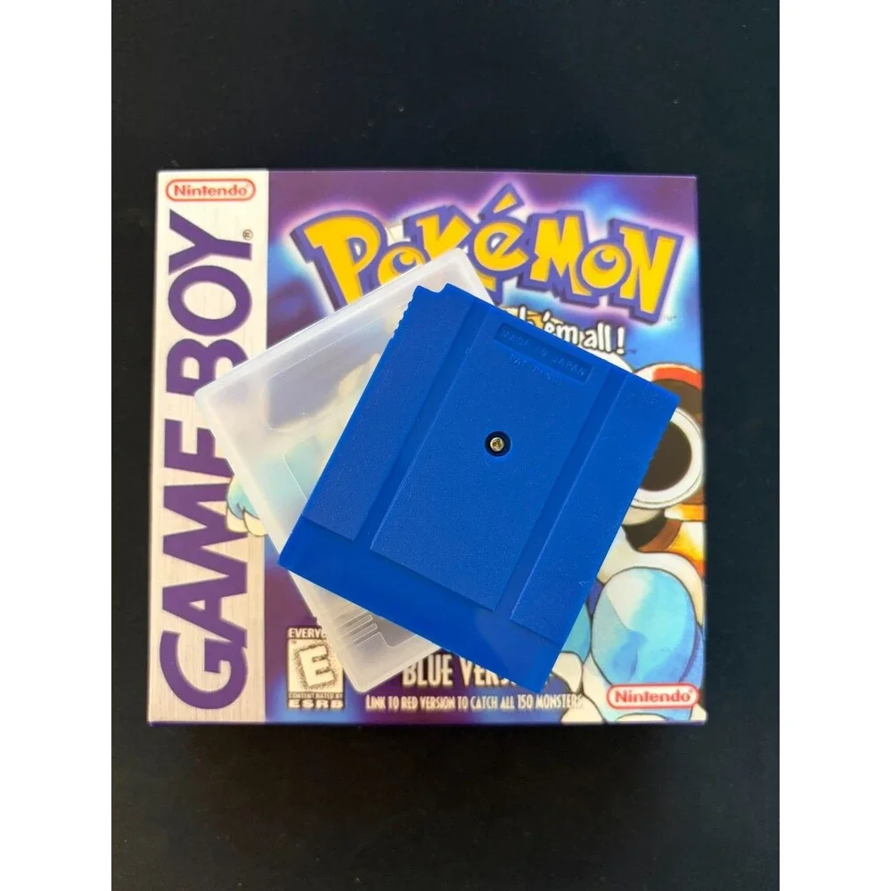 NEW Pokémon Blue Version GBC Cartridge Only Tested Saves FAST SHIP